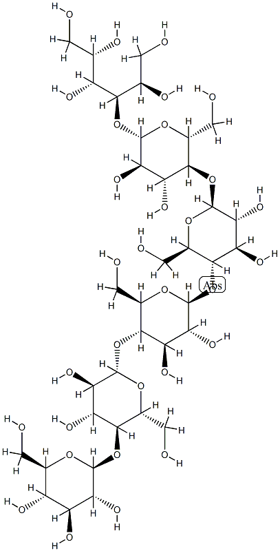 纤维六糖醇, 61425-46-5, 结构式