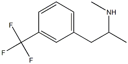 N,α-ジメチル-3-(トリフルオロメチル)ベンゼンエタンアミン 化学構造式