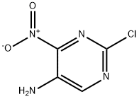 2-Chloro-4-nitro-5-pyrimidinamine 化学構造式