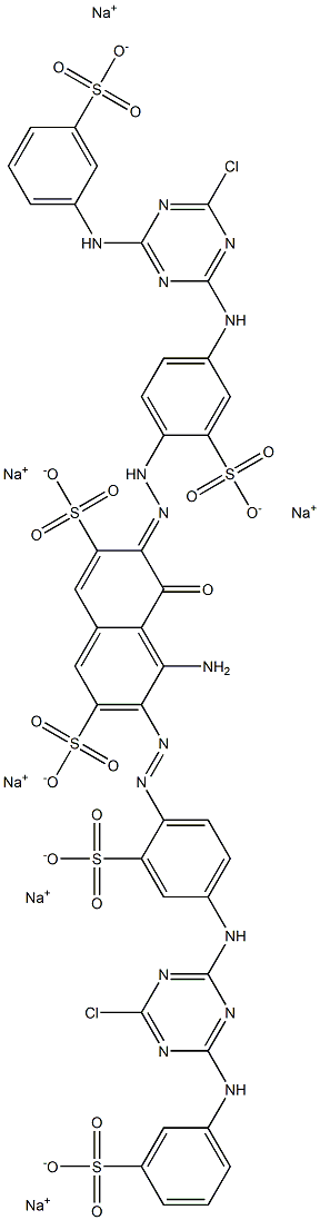 C.I.リアクティブグリーン19 化学構造式