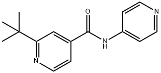 4-Pyridinecarboxamide,2-(1,1-dimethylethyl)-N-4-pyridinyl-(9CI) Structure