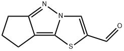 6H-Cyclopenta[3,4]pyrazolo[5,1-b]thiazole-2-carboxaldehyde,7,8-dihydro-(9CI) Structure