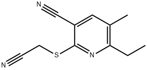 625369-10-0 3-Pyridinecarbonitrile,2-[(cyanomethyl)thio]-6-ethyl-5-methyl-(9CI)