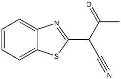 2-Benzothiazoleacetonitrile,alpha-acetyl-(9CI) Struktur