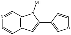 1H-Pyrrolo[2,3-c]pyridine,2-(3-furanyl)-1-hydroxy-(9CI) Structure