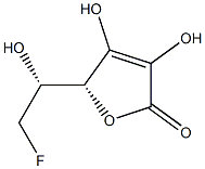 L-Ascorbic acid, 6-deoxy-6-fluoro- (9CI) Structure