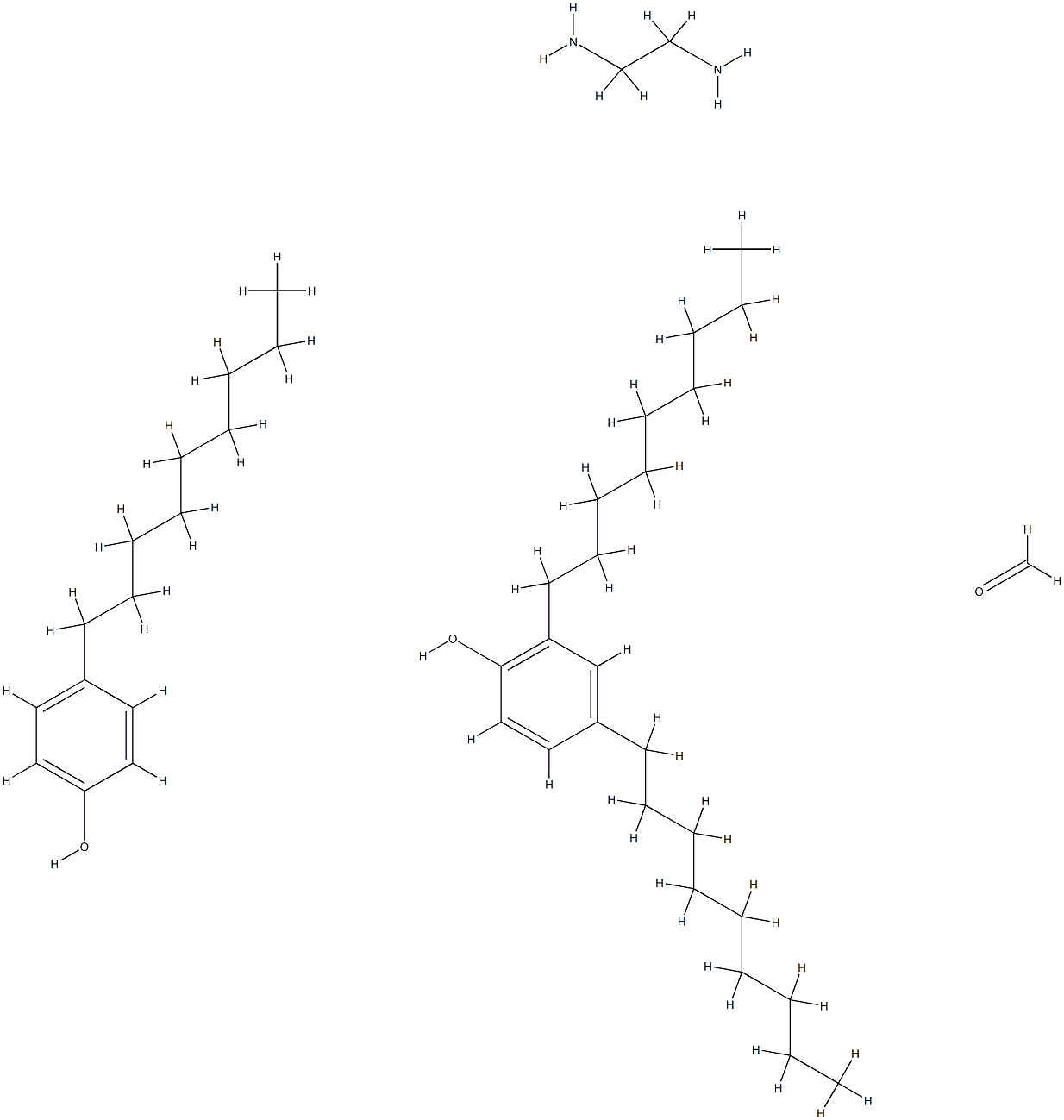 formaldehyde, polymer with 2,4-dinonylphenol,1,2-ethanediamine and 4-nonylphenol Struktur