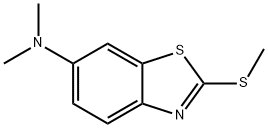 6-Benzothiazolamine,N,N-dimethyl-2-(methylthio)-(9CI) 结构式