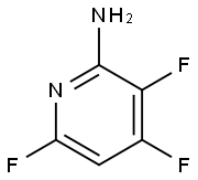 2-Pyridinamine,3,4,6-trifluoro-(9CI) 结构式
