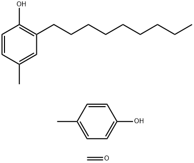 Formaldehyde, polymer with 4-methyl-2-nonylphenol and 4-methylphenol Struktur