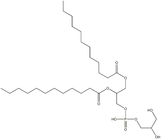 1,2-didodecanoyl-glycero-3-phosphocholine Structure