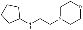 N-[2-(吗啉-4-基)乙基]环戊胺, 637034-82-3, 结构式