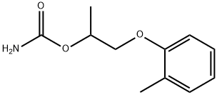 1-Methyl-2-(2-methylphenyloxy)ethyl=carbamate Structure