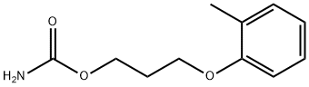 3-(2-Methylphenyloxy)propyl=carbamate Struktur