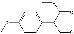 Benzeneacetic acid, .alpha.-forMyl-4-Methoxy-, Methyl ester Structure