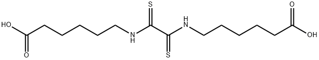 N,N'-Bis(5-carboxypentyl)ethanebisthioamide Structure