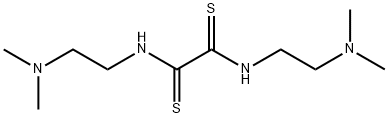 N,N'-Bis(2-dimethylaminoethyl)ethanebisthioamide Struktur