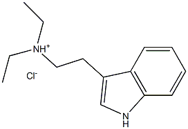 1H-Indole-3-ethanamine,N,N-diethyl-, hydrochloride (1:1) Struktur
