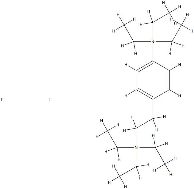 Benzeneethanaminium,N,N,N-triethyl-4-(triethylammonio)-, iodide (1:2)|化合物 Ammonium, ((p-triethylammonio)phenethyl)triethyl-, diiodide