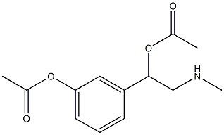 3-(Acetyloxy)-α-[(methylamino)methyl]benzyl=acetate Structure