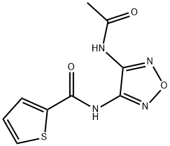 2-Thiophenecarboxamide,N-[4-(acetylamino)-1,2,5-oxadiazol-3-yl]-(9CI)|
