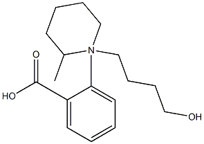 4-(2-Methylpiperidino)butyl=benzoate Struktur