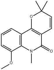 花椒朋碱, 64190-94-9, 结构式
