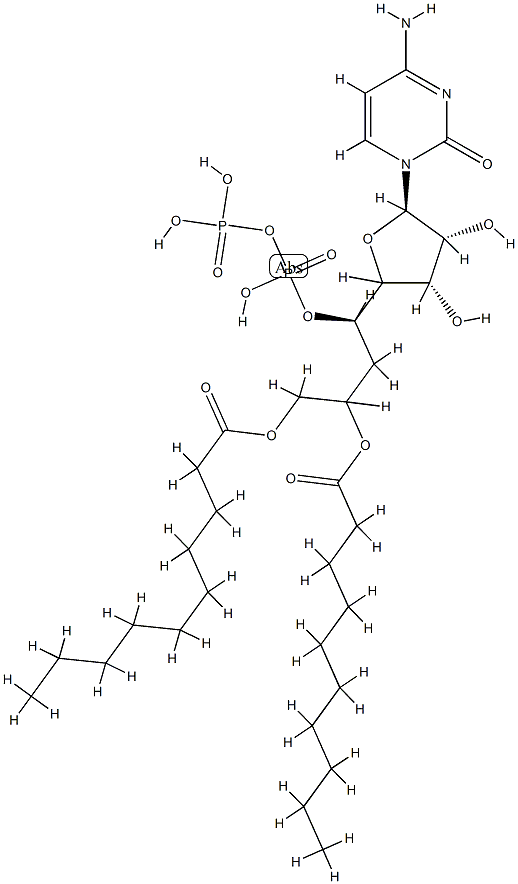 cytidine diphosphate-didecanoin Struktur