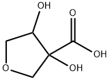 3-Furancarboxylicacid,tetrahydro-3,4-dihydroxy-(9CI) Struktur