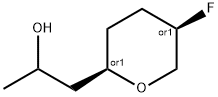 2H-Pyran-2-propanol,5-fluorotetrahydro-,(2R,5R)-rel-(9CI) Struktur