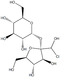 1-chlorosucrose Structure