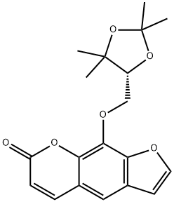 Heraclel acetonide Struktur