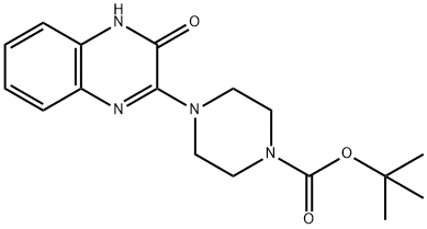 tert-Butyl 4-(3-oxo-3,4-dihydroquinoxalin-2-yl)-1,4-diazepane-1-carboxylate 结构式