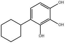 1,2,3-Benzenetriol,4-cyclohexyl-(9CI) Structure