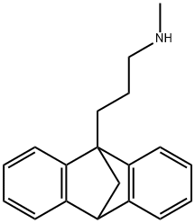 N-Methyl-9,10-methanoanthracene-9(10H)-propan-1-amine Struktur