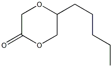 1,4-Dioxan-2-one, 5(or 6)-pentyl- Struktur