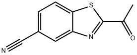 5-Benzothiazolecarbonitrile,2-acetyl-(9CI) 结构式