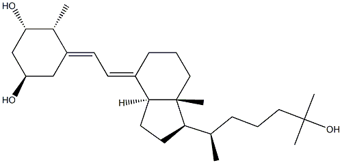 1,25-dihydroxydihydrotachysterol(3) Structure