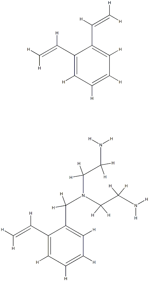 1,2-Ethanediamine, N-(2-aminoethyl)-N-[(ethenylphenyl)methyl]-, polymer with diethenylbenzene|