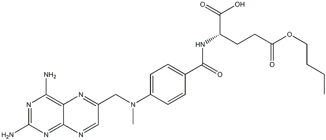 5-monobutyl methotrexate,66147-31-7,结构式