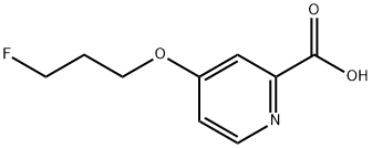 2-Pyridinecarboxylicacid,4-(3-fluoropropoxy)-(9CI) Structure