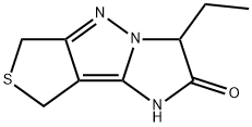 6H-Imidazo[1,2-b]thieno[3,4-d]pyrazol-2(3H)-one,3-ethyl-1,8-dihydro-(9CI) 结构式