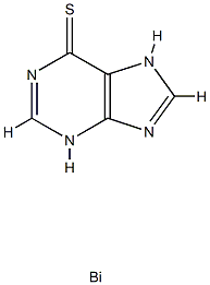 bismuth-6-mercaptopurine Struktur