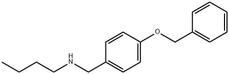 {[4-(benzyloxy)phenyl]methyl}(butyl)amine Struktur