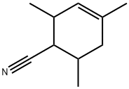 3-Cyclohexene-1-carbonitrile,2,4,6-trimethyl-(9CI) Struktur