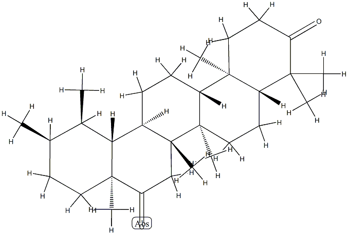 (18α,19α)-Ursane-3,16-dione Struktur
