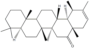 (18α)-Urs-20-en-16-one Struktur
