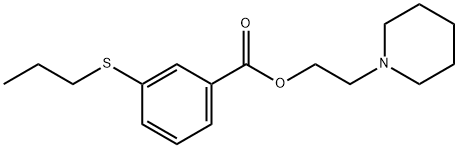 2-Piperidinoethyl=m-(propylthio)benzoate|