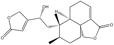 (6aR,10aR)-7β-[(R)-2-(2,5-Dihydro-5-oxofuran-3-yl)-2-hydroxyethyl]-6,6a,7,8,9,10-hexahydro-7,8α-dimethylnaphtho[1,8a-c]furan-3(5H)-one,67392-49-8,结构式