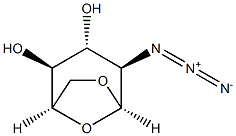 1,6-脱水-2-叠氮基-2-脱氧-BETA-D-吡喃葡萄糖, 67546-20-7, 结构式